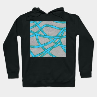 Caution Tape Tangles Hoodie